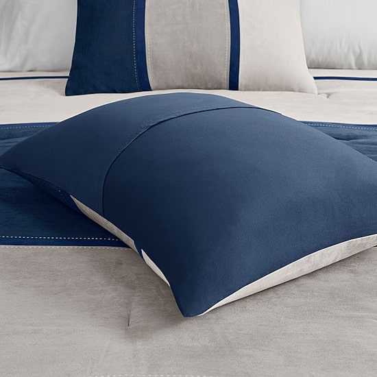 Madison Park Hanover Faux Suede 7-pc. Comforter Set