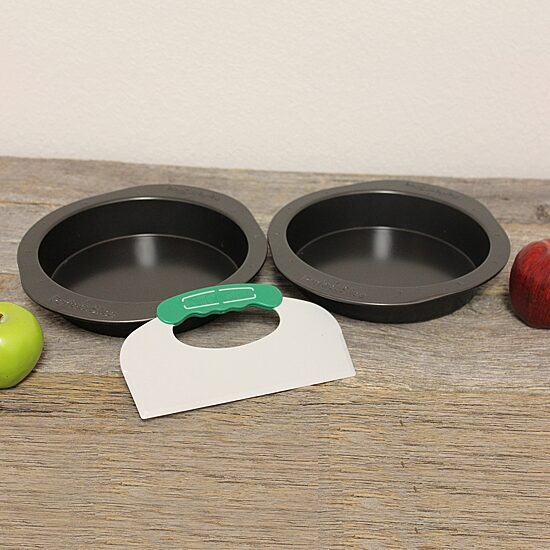 BergHOFF Perfect Slice 9" Round Cake Pan and Slicing Tool Set