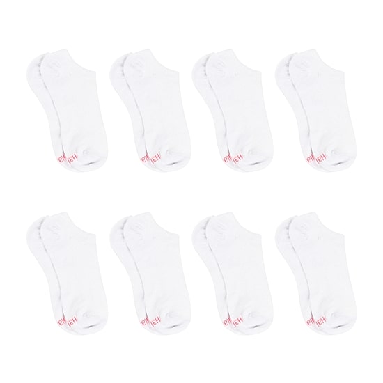 Hanes Cool Comfort Super No Show Womens Breathable Multi-Pack 8 Pair Liner Socks