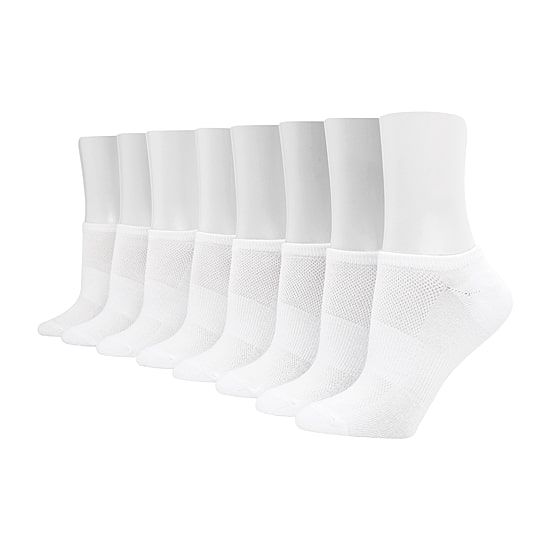 Hanes Cool Comfort Super No Show Womens Breathable Multi-Pack 8 Pair Liner Socks