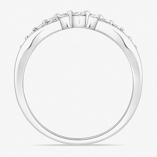 1/4 CT.T.W. Natural Diamond 10K Gold Wedding Band