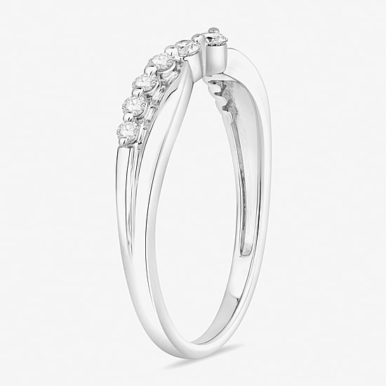 1/4 CT.T.W. Natural Diamond 10K Gold Wedding Band