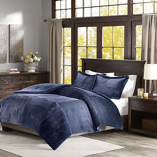 Madison Park Williams Plush 3-pc. Midweight Down Alternative Comforter Set