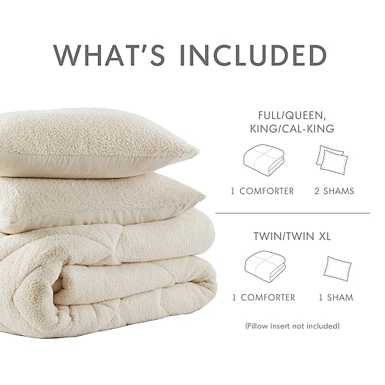510 Design Kyla Quilted Teddy Midweight Comforter Set