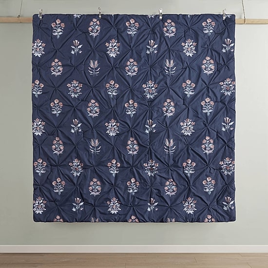 Madison Park Peony Pintuck 4-pc. Midweight Comforter Set