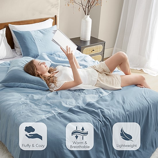 510 Design Miro Soft Washed Midweight Comforter Set