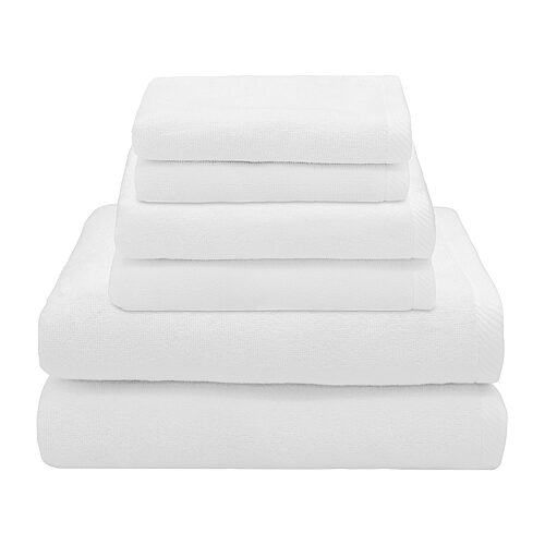 Linum Home Textiles Ediree 6-pc. Quick Dry Bath Towel Set, One Size, White
