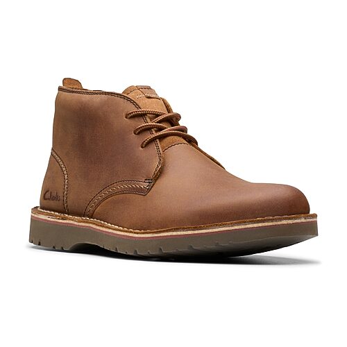 Clarks Collection Men's Eastridge Mid Boots - Light Brown Leather