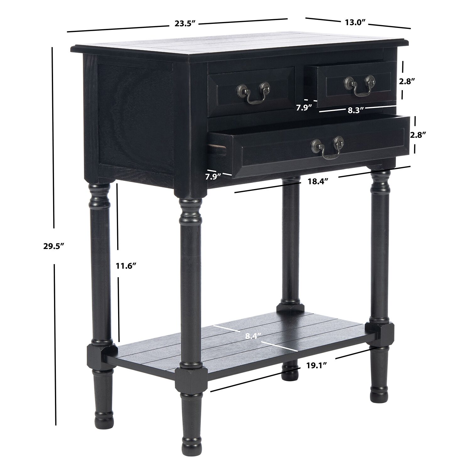 Safavieh Primrose 3-Drawer Console Table