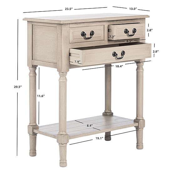 Safavieh Primrose 3-Drawer Console Table