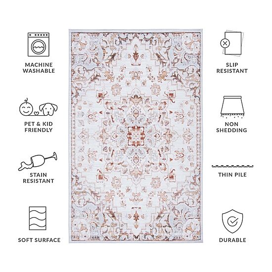 Safavieh 36"X60" Tucson Eva Indoor Rectangular Accent Rug