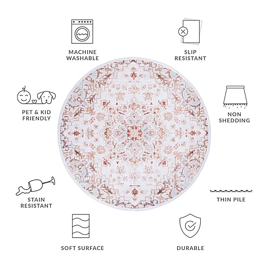 Safavieh Tucson Eva Indoor Round Area Rug