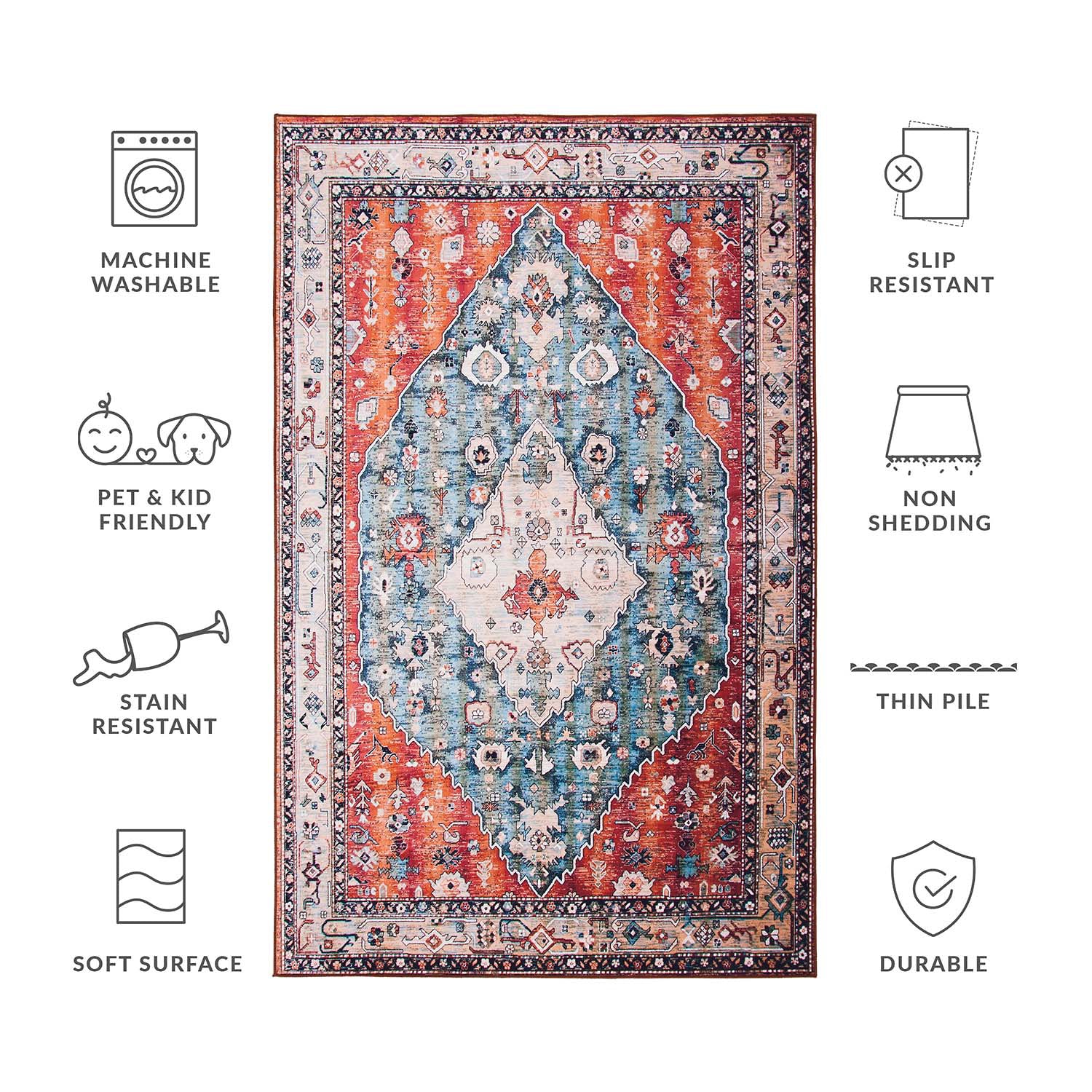 Safavieh Tucson Isla Indoor Rectangular Area Rug
