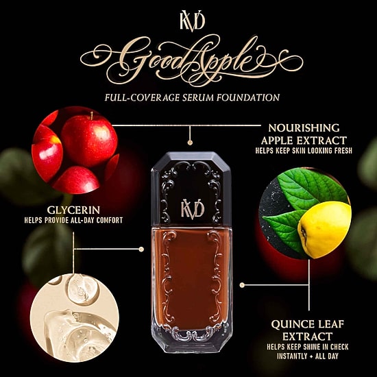Kvd Beauty Good Apple Full Coverage Transfer-Proof Serum Foundation