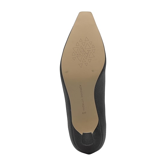 Adrienne Vittadini Gavril Womens Cap Closed Toe Flared Heel Pumps