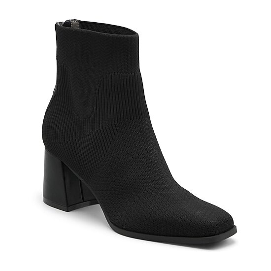 Adrienne Vittadini Womens Jex Block Heel Booties