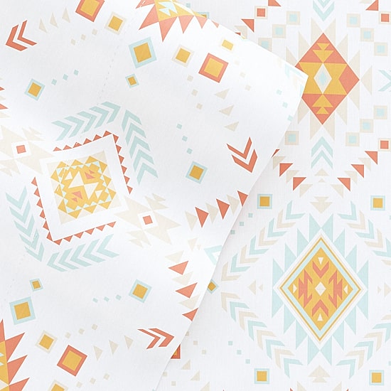 Casual Comfort Boho Pattern Deep Pocket Sheet Set