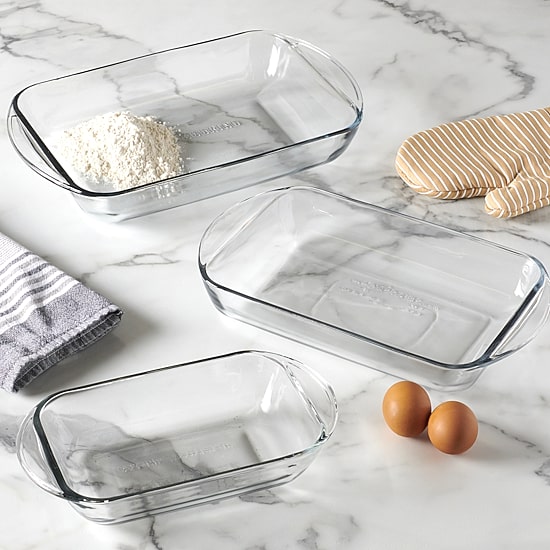 Anchor Hocking 3-pc.Glass Bakeware Set