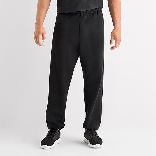 Xersion Quick Dry Cotton Blend Mens Drawstring Waist Straight Regular Fit Big and Tall Fleece Sweatpant