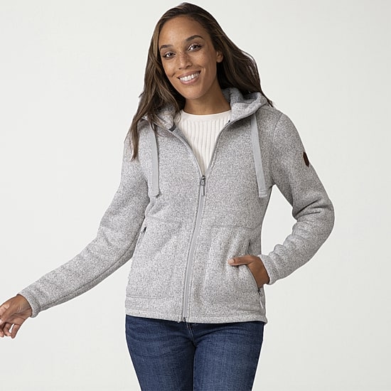 Free Country Womens Fleece Hooded Lightweight Jacket