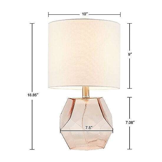 510 Design Bella Geometric Glass Table Lamp