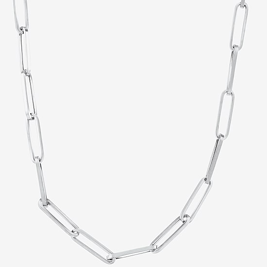 Made in Italy Unisex Adult 14K Gold 18 Inch Link Necklace