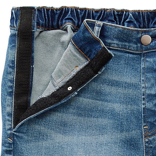 a.n.a Adaptive Womens High Rise Straight Leg Jean-Seated