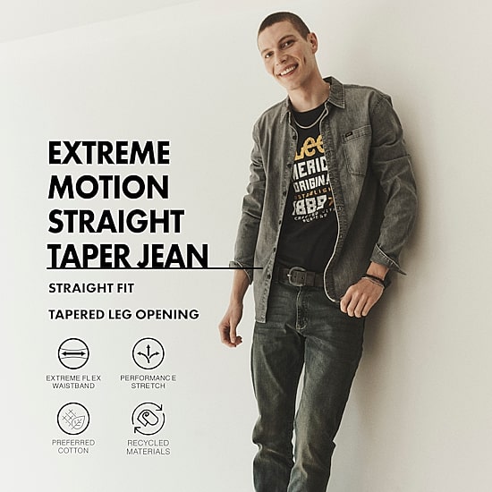 Lee® Mens Extreme Motion Straight Fit Jeans