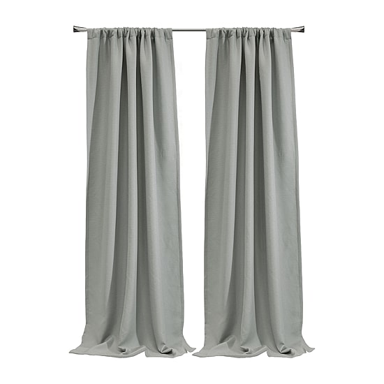 THERMALOGIC™ Birmingham Rod Pocket Back Tab Energy Saving Blackout Single Curtain Panel