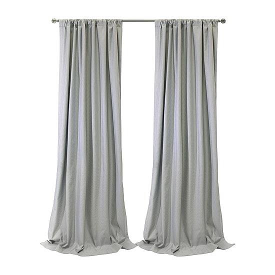 Thermaplus Brooklyn Rod Pocket Back Tab Energy Saving 100% Blackout Single Curtain Panel