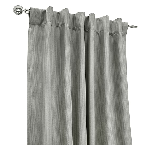 Thermaplus Brooklyn Rod Pocket Back Tab Energy Saving 100% Blackout Single Curtain Panel