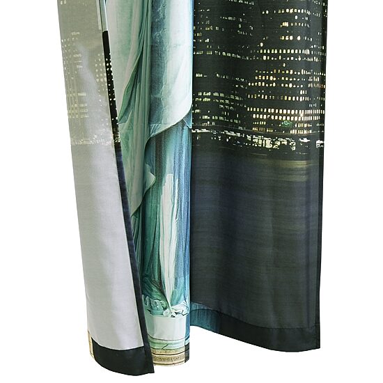 Habitat Photo Real Rod Pocket Light-Filtering Set of 2 Curtain Panel