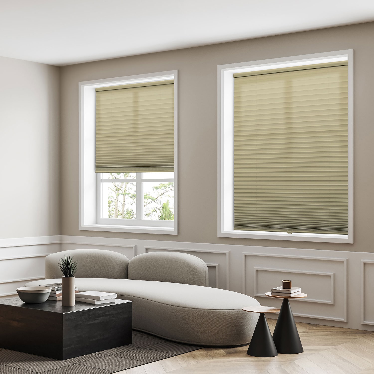 Cut-to-Width 1" Cordless Pleated Shade