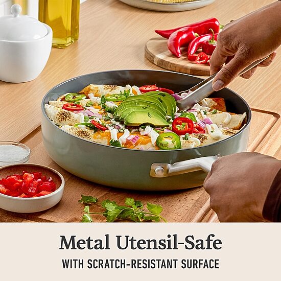 Calphalon Ceramic 3-qt. Non-Stick Saute Pan