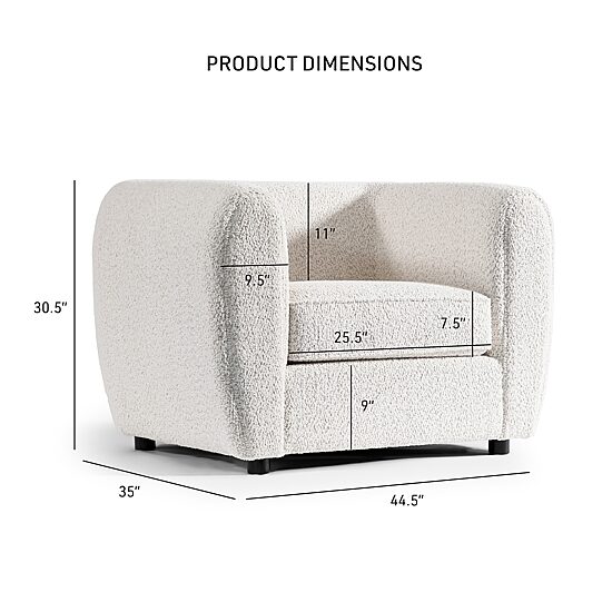 Furniture of America™ Katie Upholstered Barrel Chair