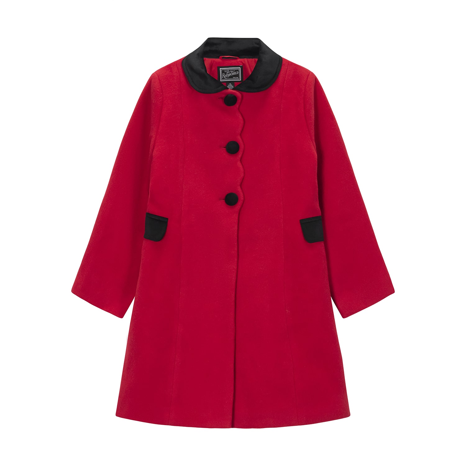 S Rothschild Big Kid Girls Midweight Coat