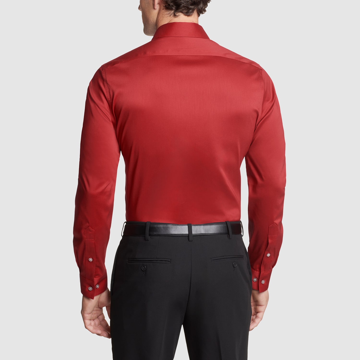 Van Heusen Ultra Flex Mens Slim Fit Stretch Fabric Wrinkle Free Long Sleeve Dress Shirt