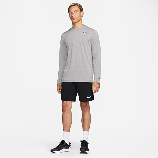 Nike Mens Crew Neck Long Sleeve Quick Dry Active T-Shirt