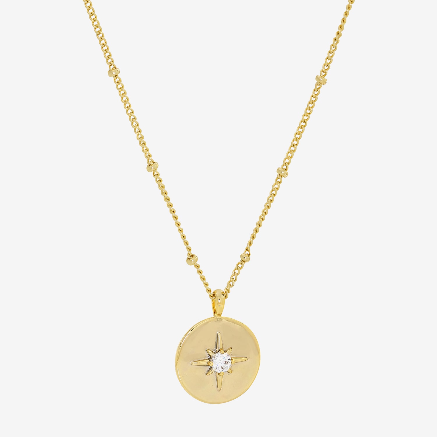 Sparkle Allure Birthstone Womens Red Cubic Zirconia 14K Gold Over Brass Round 16 Inch Pendant Necklace