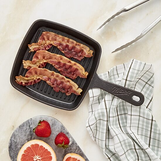 Mason Craft And More Square 6 3/4 Inch Cast Iron Grill Pan