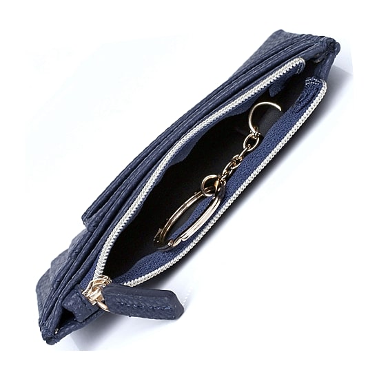 Julia Buxton Slot Coin Case Womens RFID Blocking Wallet