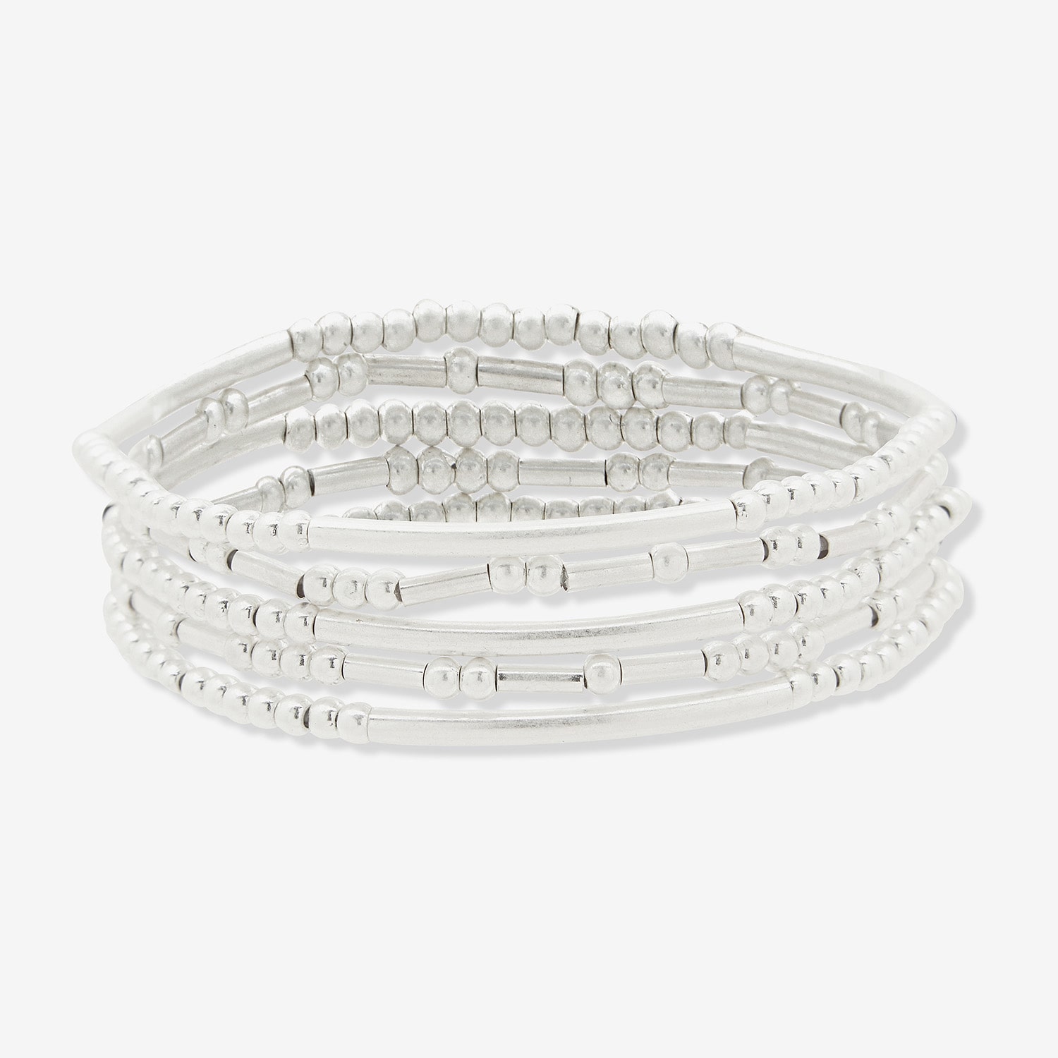 a.n.a Silver Tone Womens 5-pc. Bracelet Set