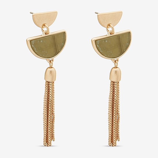 A.N.A Womens Drop Earrings