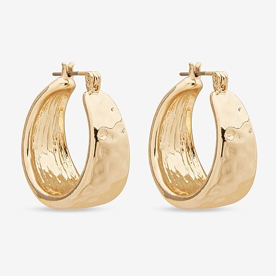Worthington Womens 22.9mm Hoop Earrings