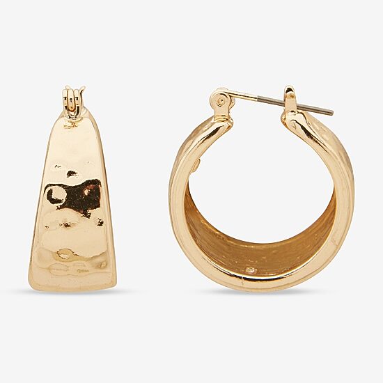 Worthington Womens 22.9mm Hoop Earrings