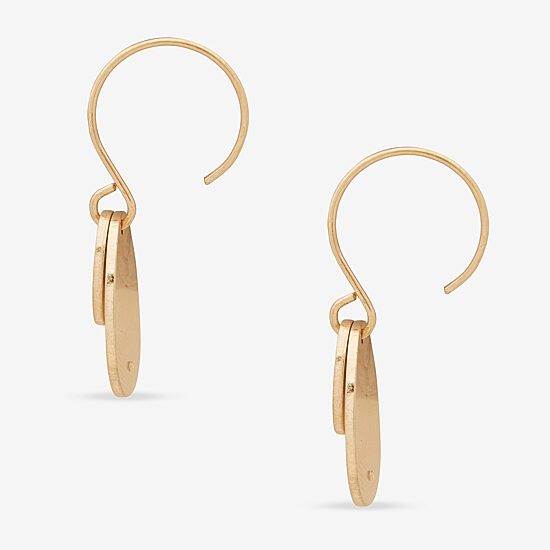 A.N.A Gold Tone Womens Drop Earrings