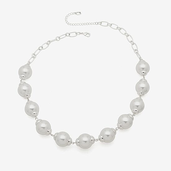 Worthington Womens 16 Inch Collar Necklace