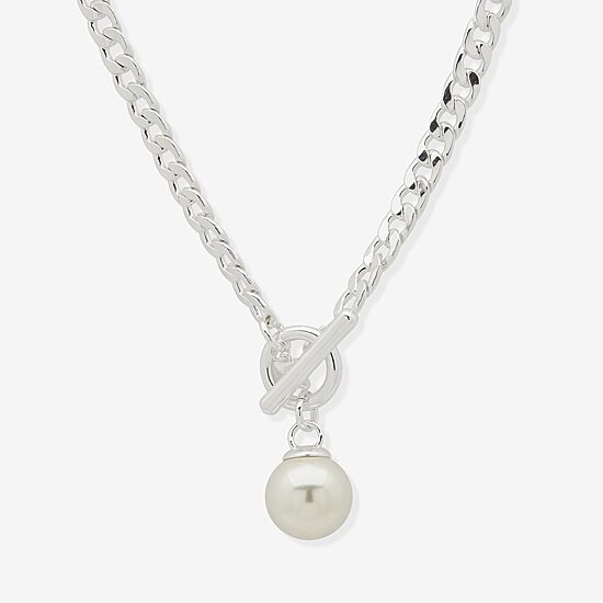 Worthington Simulated Pearl Womens 19 Inch Pendant Necklace