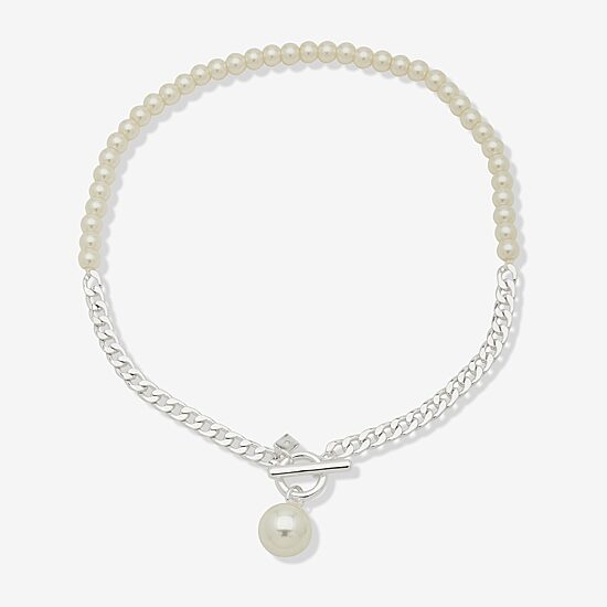 Worthington Simulated Pearl Womens 19 Inch Pendant Necklace