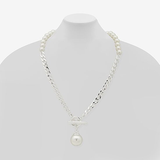 Worthington Simulated Pearl Womens 19 Inch Pendant Necklace